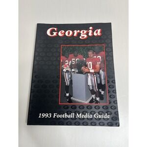 Vintage 1993 Georgia Football Media Guide Program
